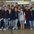 Group in airport